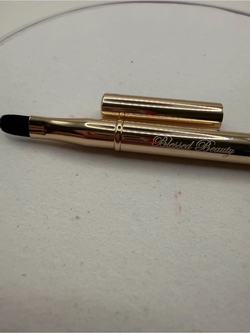 Blessed Beauty Natural Lip Cream Set, Mantra Stickers & Pen Set - Rose Gold